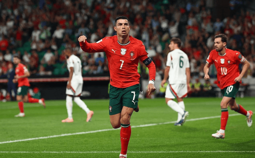 C罗梅开二度造足坛神迹！利物浦核心传射+绝平，匈牙利2-2葡萄牙